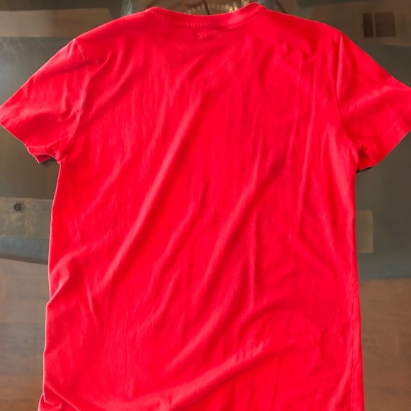 Lacoste Men's V-Neck Pima Cotton Jersey T-Shirts (2) Red & Blue Size XS EUC - Picture 6 of 7